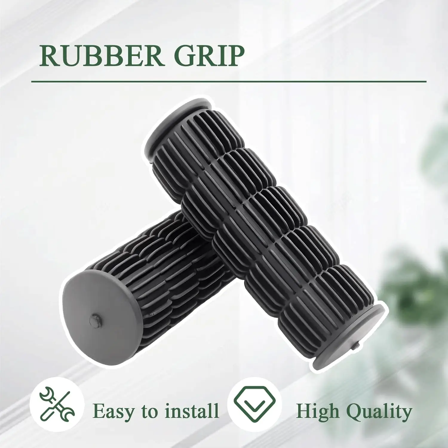 6513963 Rubber Grip (2) Compatible with Bobcat Skid Steers 453 463 500 520 530 533 540 542 543 553 600 610 611 620 630 631 632
