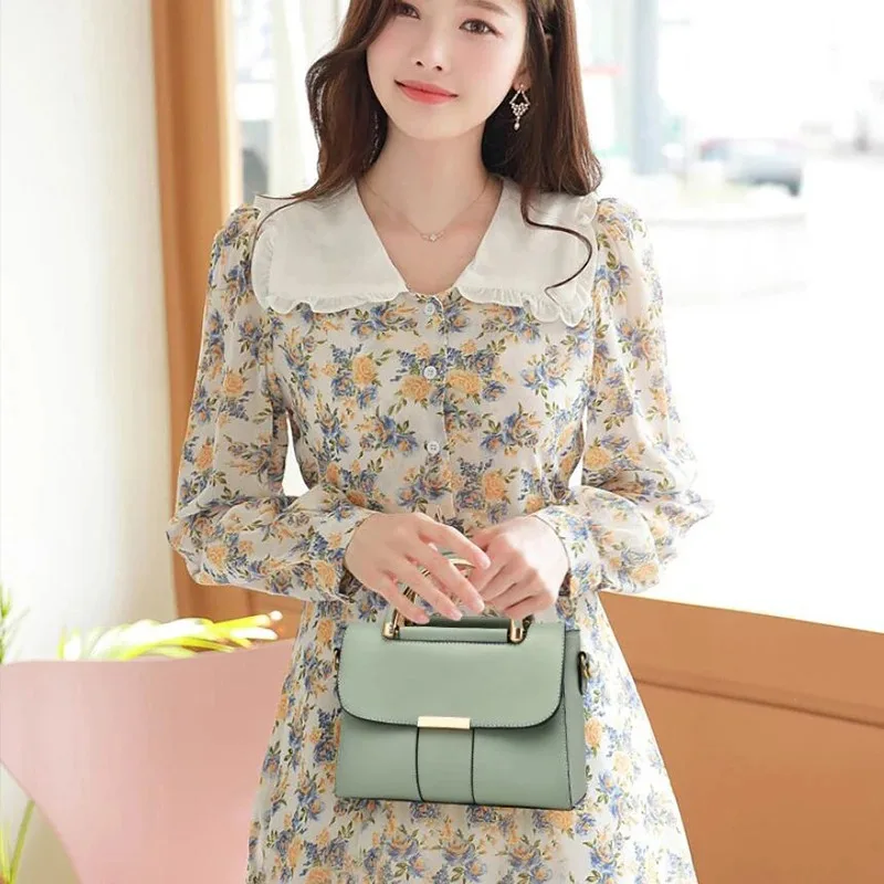 

Classic PU Leather Women's Bag, Women's Shoulder Bag, Fashion Slanted Shoulder Shopping Bag, Casual Handbag, Women's Bag