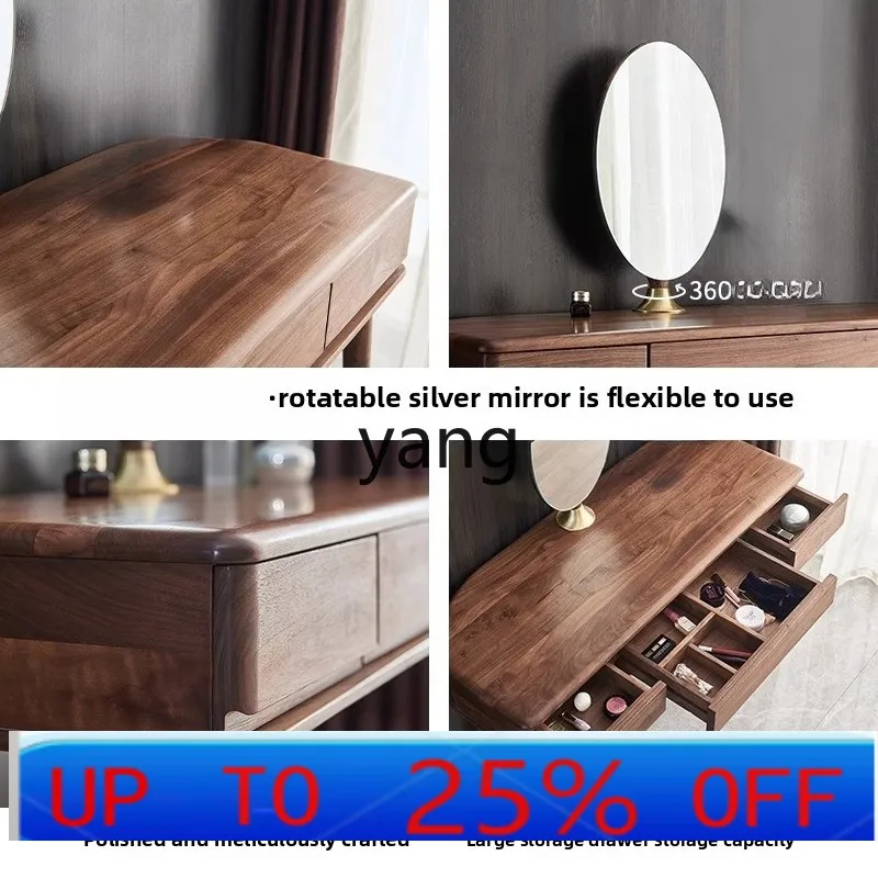 

LMMNordic solid wood makeup table bedroom modern simple small apartment light luxury makeup table