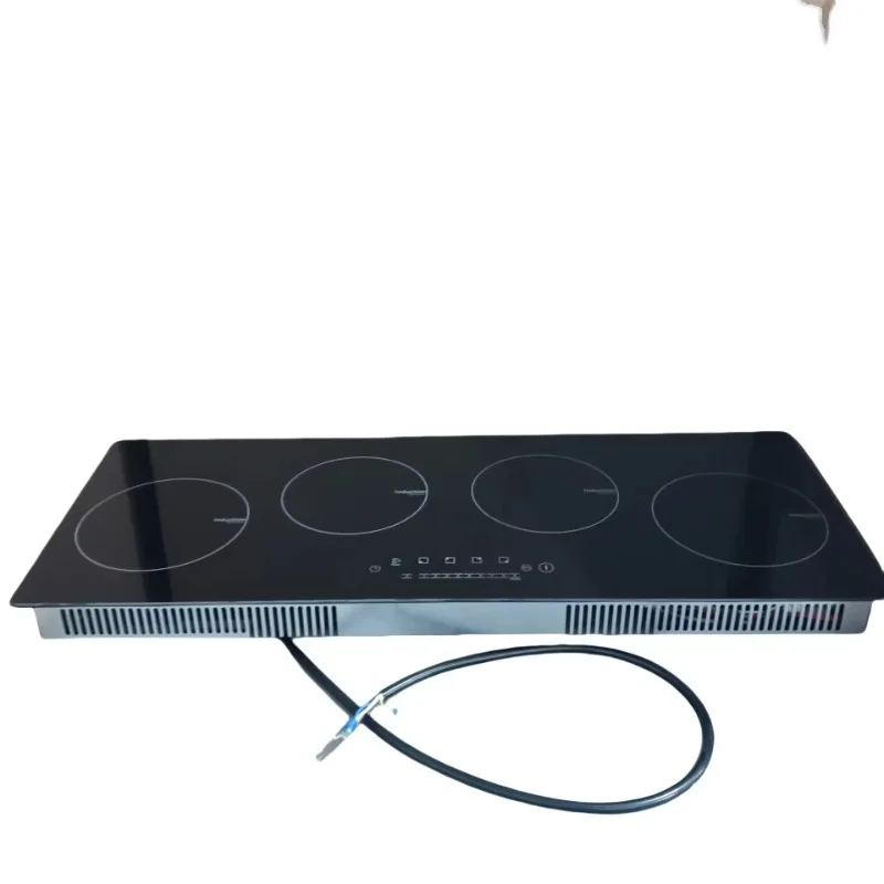 Airo Built-in 7000W Four Burner 2024 Induction Wok Cooker Commercial Induction Hob