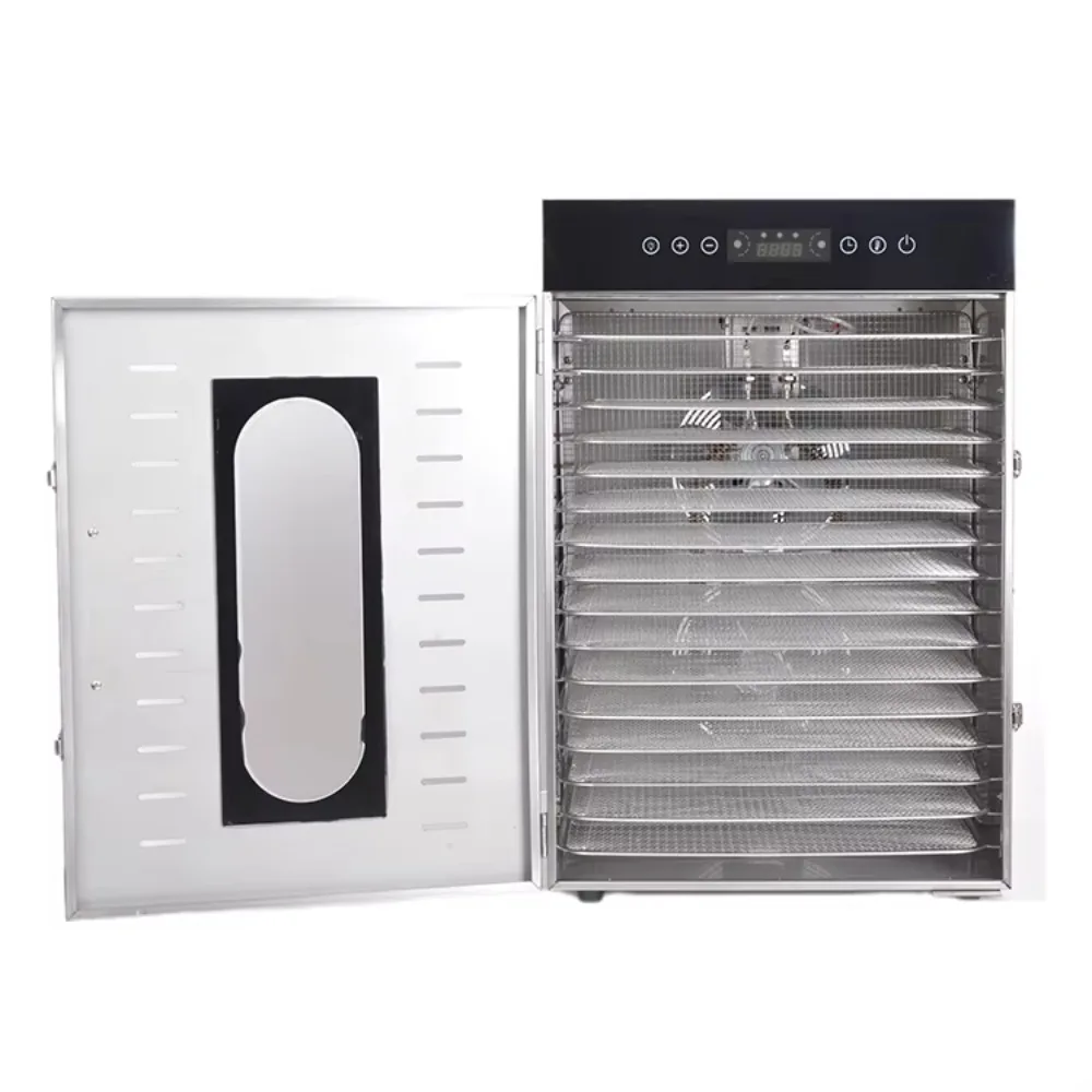 Food Dehydrator 16 Tray Drying Oven Steel Lab Fruit and Vegetable Dryer Dehydration Machine