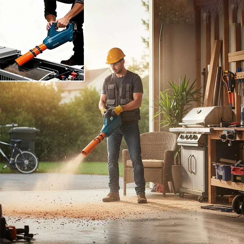 2X تدفق الهواء دفعة منفاخ أوراق الشجر مكبر للصوت Gen 2 دائم العالمي صالح ل LB615/765 2-4 بوصة منفاخ أوراق الهواء الداعم ملحق