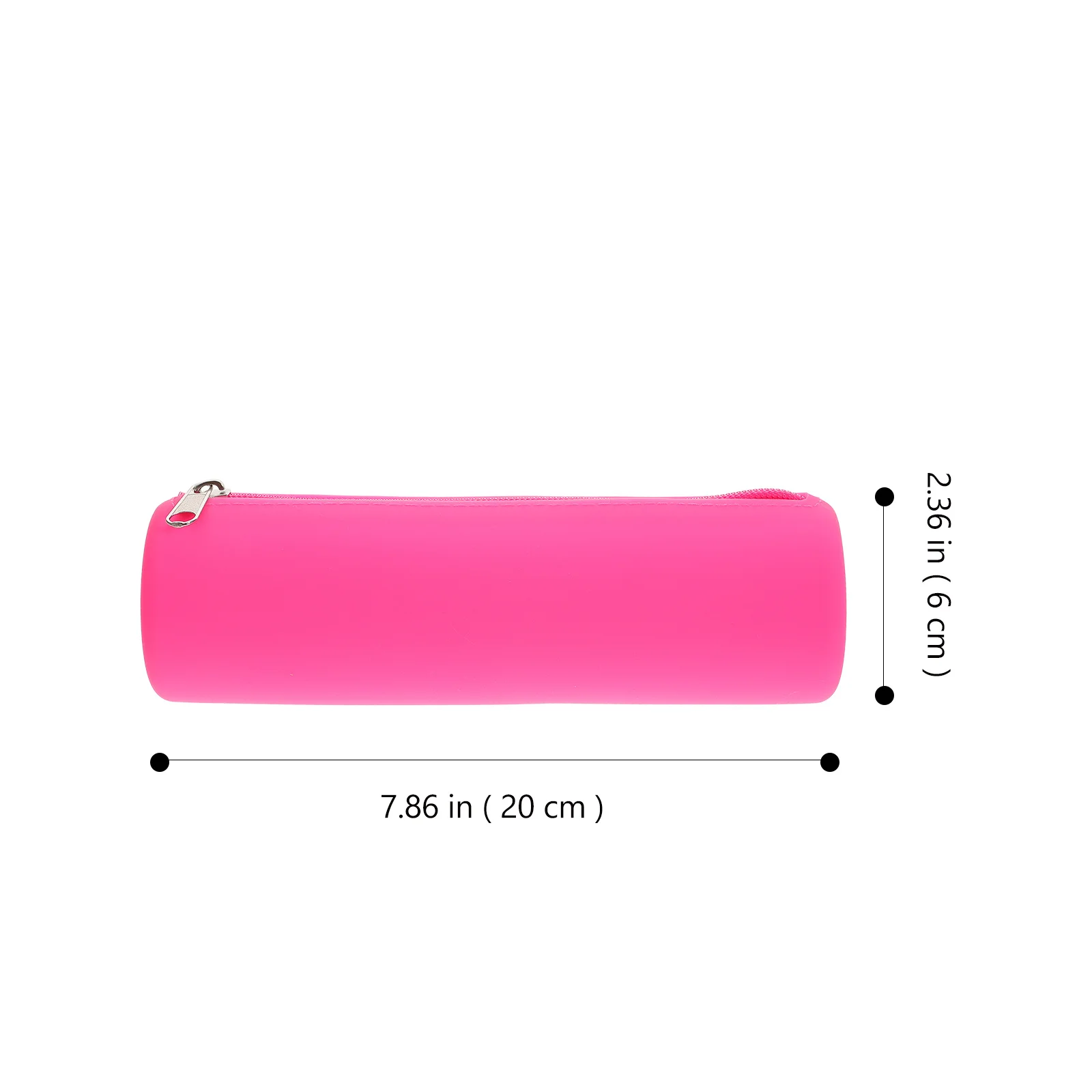 

Silicone Makeup Brush Pouch Durable Organizer Zipper Design Compact Travel Storage Makeup Bag Holder Beauty Bag