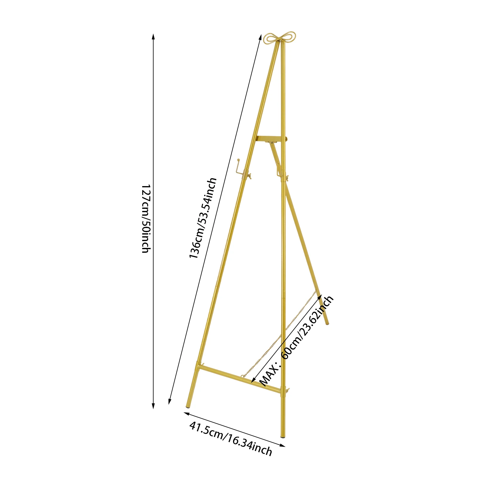 Light Luxury Wedding Welcome Photo Display Rack Nordic Sales Department Advertising Iron Easel Metal Photo Frame Landing