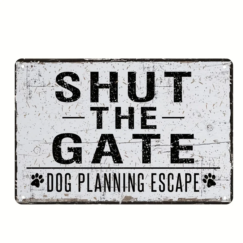 

1pc closed door metal sign, rustic vintage wall decoration, suitable for homes, bars, cafes, restaurants, garages, offices