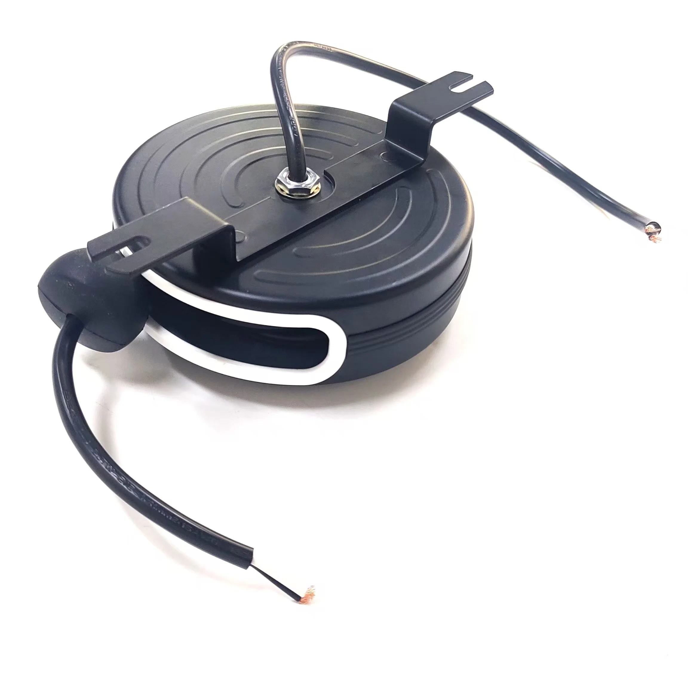 Customized AU Eu UK USA Plug 3M Power Cable Spring Return Coil Retractable Extension Cable Reel with Rack
