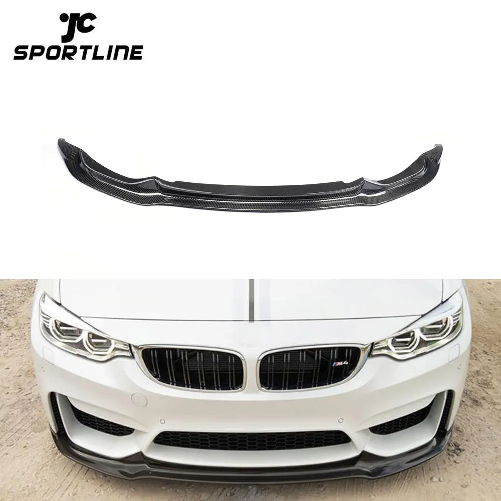 

Auto Carbon Fiber F82 F83 M4 F80 M3 Front Lip Spoiler For BMW M3 M4 14-19