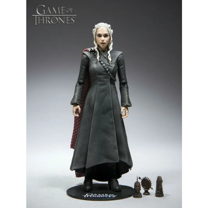 Figuras de película de Juego de tronos, Daenerys, el rey nocturno, Arya Bronn, el dragón de hielo, figuras de acción, modelo decorativo coleccionable, muñeca de juguete