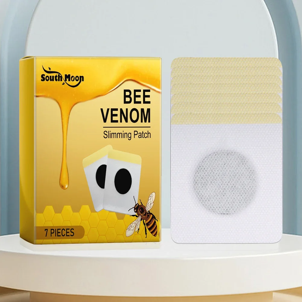 7 Pcs Bee Venom Slimming Patch Bee Venom Patches Weight Loss Slimming Plasters for Women & Men for Body Shaping