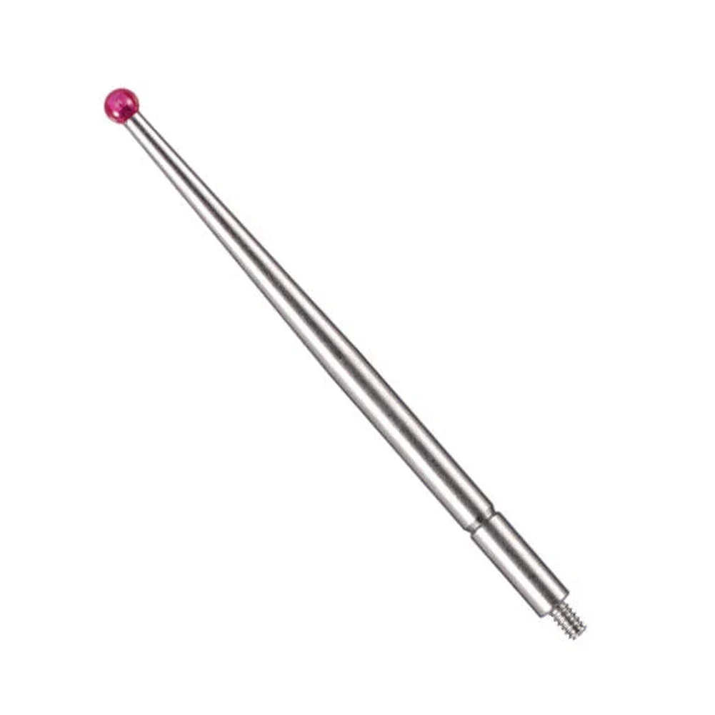 21CZA211 Kontaktpunkte Messuhr 2 mm Ru von Ball Tip M1,6 Gewinde 44,5 mm Länge für 513-415-10 513-215N 513 CMM Werkzeug