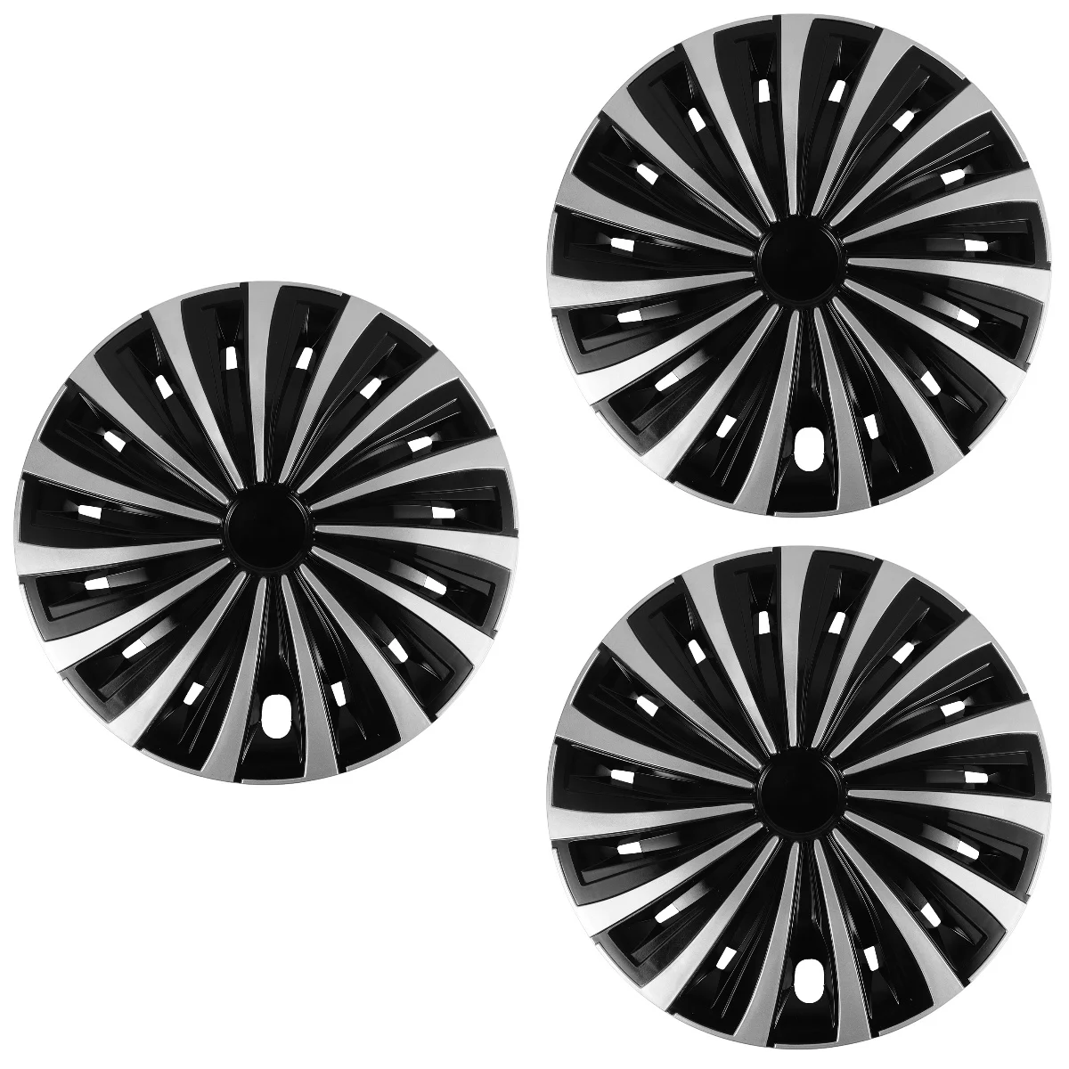 3 Count Car Hub Cap Wheel Caps for Decorative Hubcaps Automotive Covers Vehicle 12 Inch