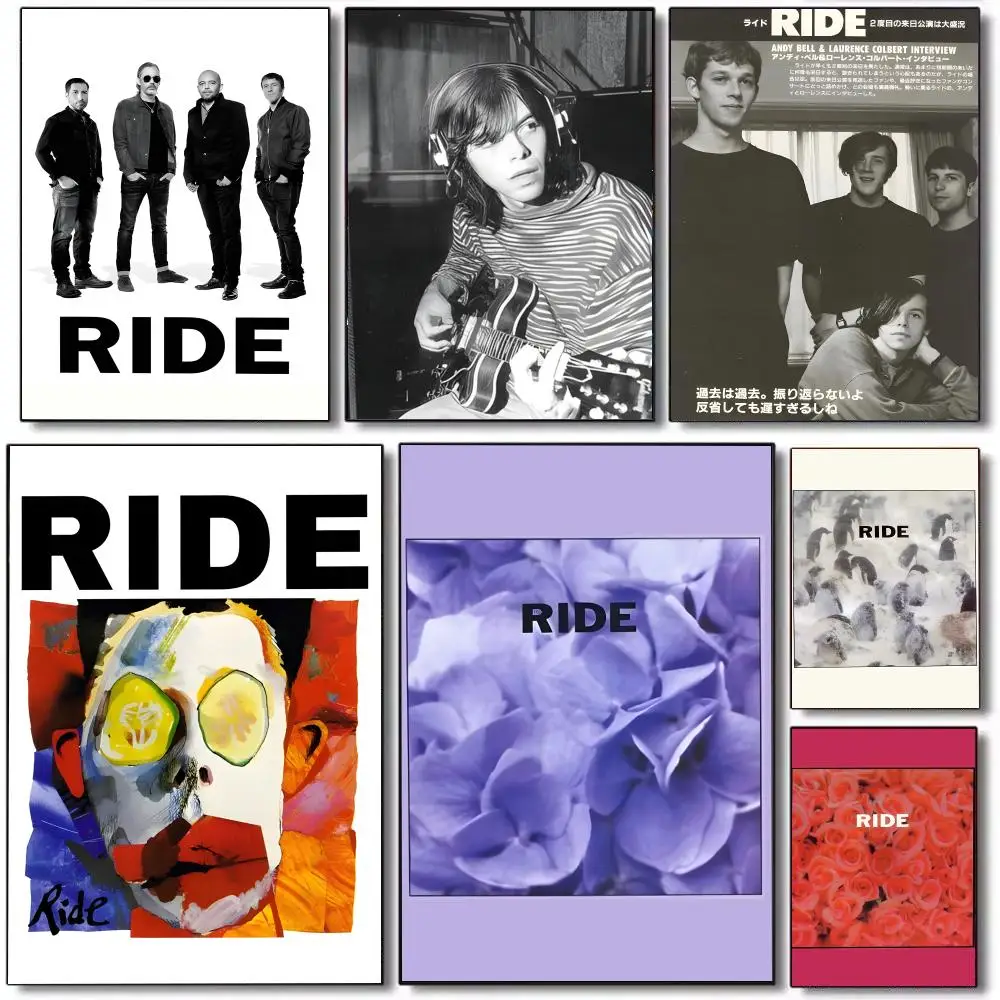 Band R-Ride Poster HD Waterproof Self-Adhesive Wall Sticker For Room Decor, Premium Print Gift
