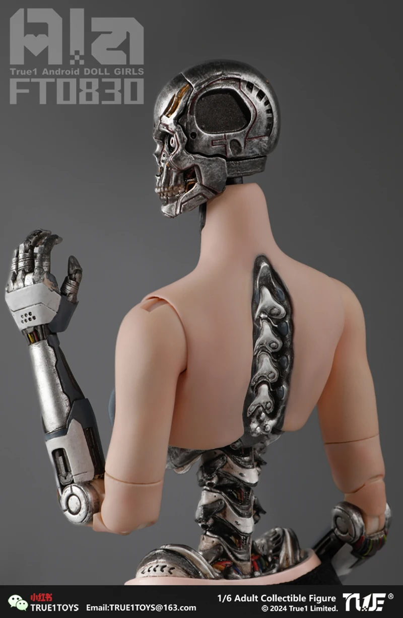 True1Toys FT0830 1/6 안드로이드 알라 반기계적 액션 피규어 12'' 여성 군인 입상 풀 세트 Collectible Toy