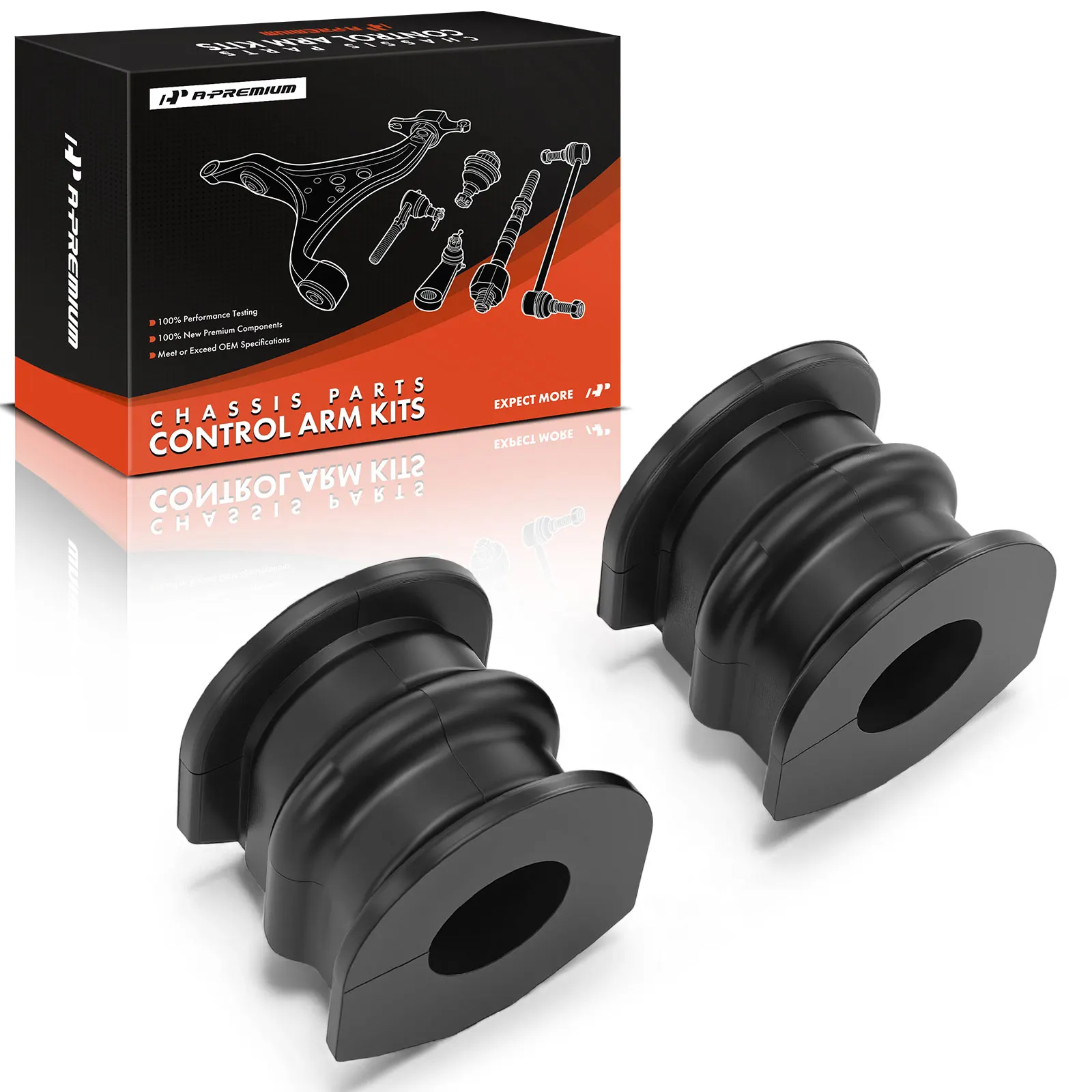 A-Premium 2x Rear To Frame Sway Bar Bushing Kit for Nissan Xterra 2005-2015 350Z 2003-2009 Infiniti G35 2003-2007