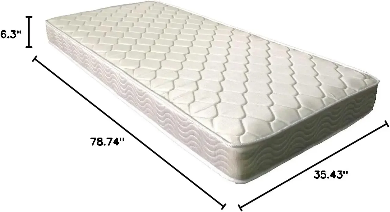 Mattress with Euro Top – Firm Support, Gel Memory Foam, and Pocketed Coils for a Cool, Comfortable Sleep