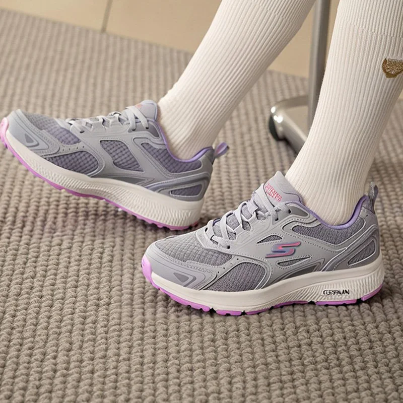 2026 New Skechers Womens Running Shoes Breathable Anti Slip Comfortable Casual Athletic Sneakers 128075-GYLV