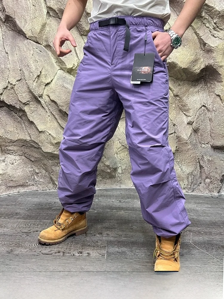 

Мужские лыжные брюки с подкладкой Fce, ветрозащитные водонепроницаемые уличные повседневные брюки, дышащие брюки-карго со средней талией на молнии Fly