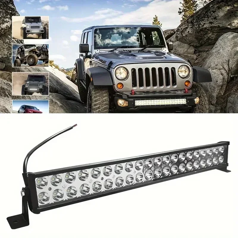 

Car 22-Inch High-Intensity White LED Light Bar 12-24V Waterproof for Pickup,ATV,Truck,4x4,Boat,SUV, UTV, Light Bar/work Light