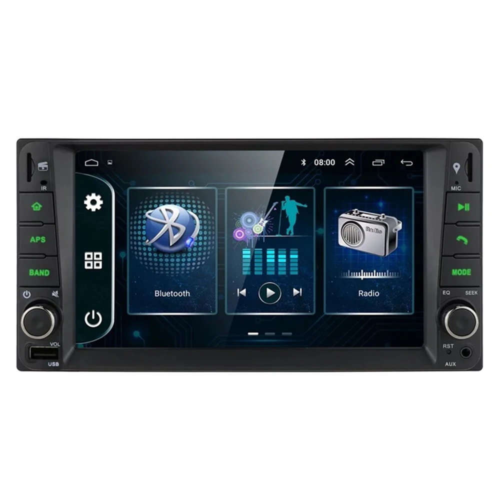 

9.0 Android 7Inch Car Radio GPS DVD Player Bluetooth MP5 Navigator Rear View Player for Toyota Corolla