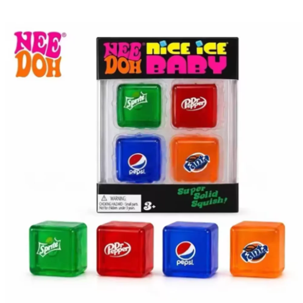 Schylling Nee Doh Nice Cube Nice-Sicle Sensory Toy, Stress Relief Squishy Squeeze Cube, Calming Fidget for ADHD & Focus - view 6