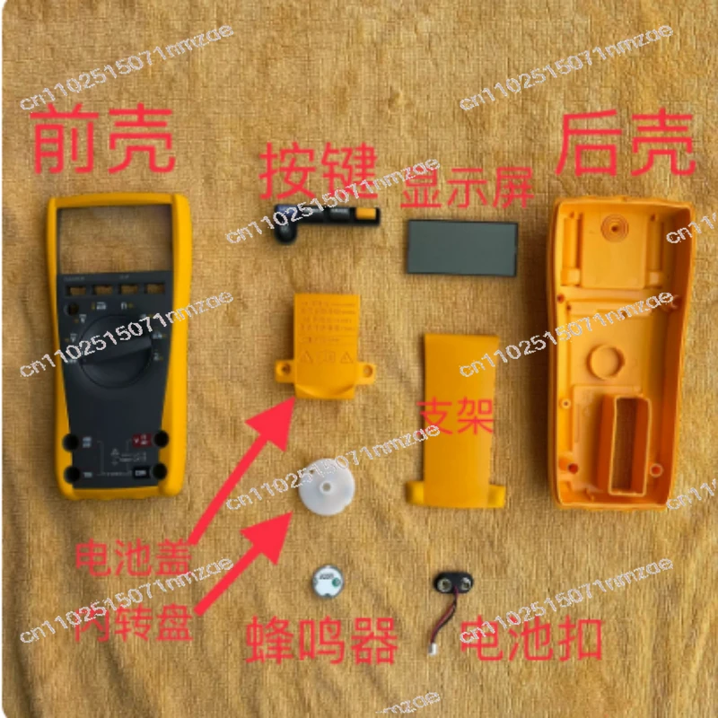 For 179C 177C Series 95% New Replacement Components Shell Knob Display Battery Cover