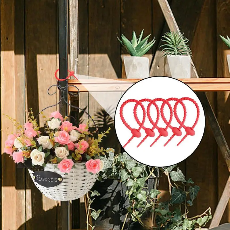 Rubber Wire Ties 15cm/5.9inch Silicone Bag Ties Multi Purpose Elastic Charging Cable Organizer Travel Essentials For Audio Cable