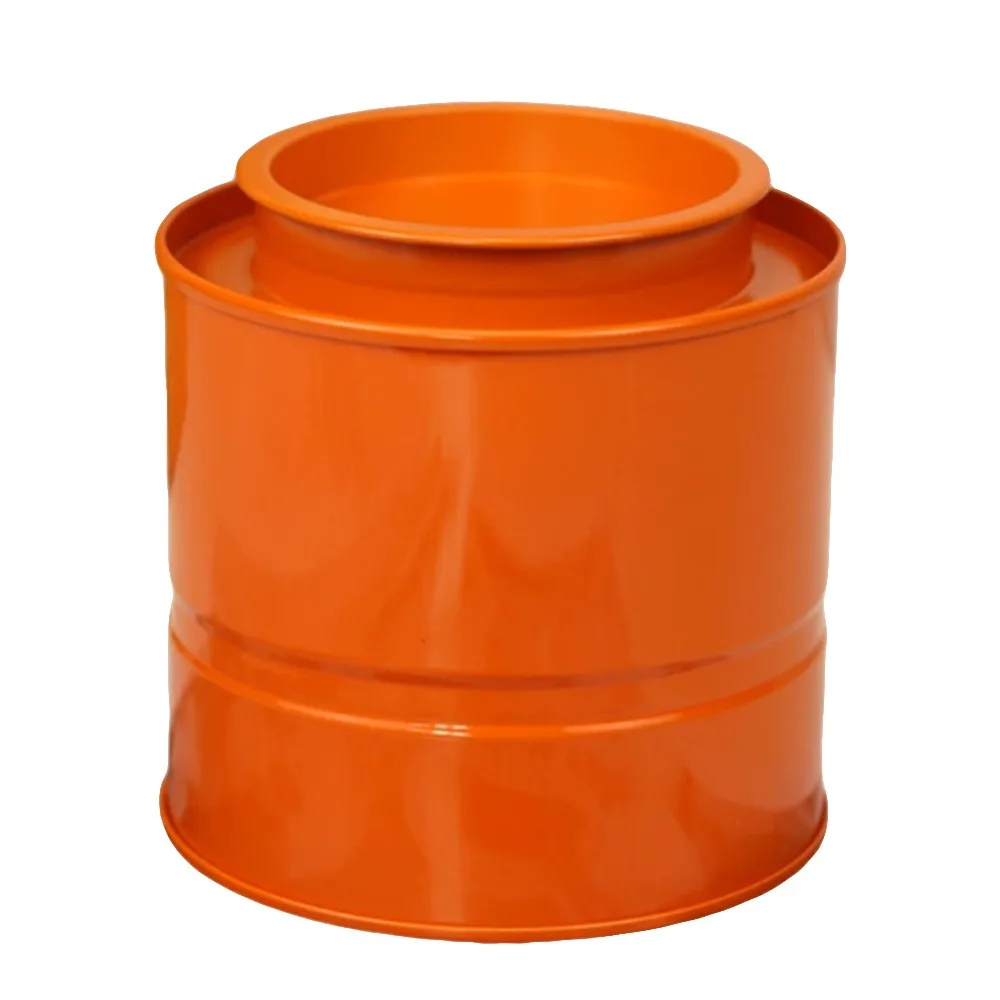Con tapa, lata de té, contenedor hermético, tarro de té de estilo Vintage, Material de hojalata, contenedores de almacenamiento de alimentos de construcción de Metal