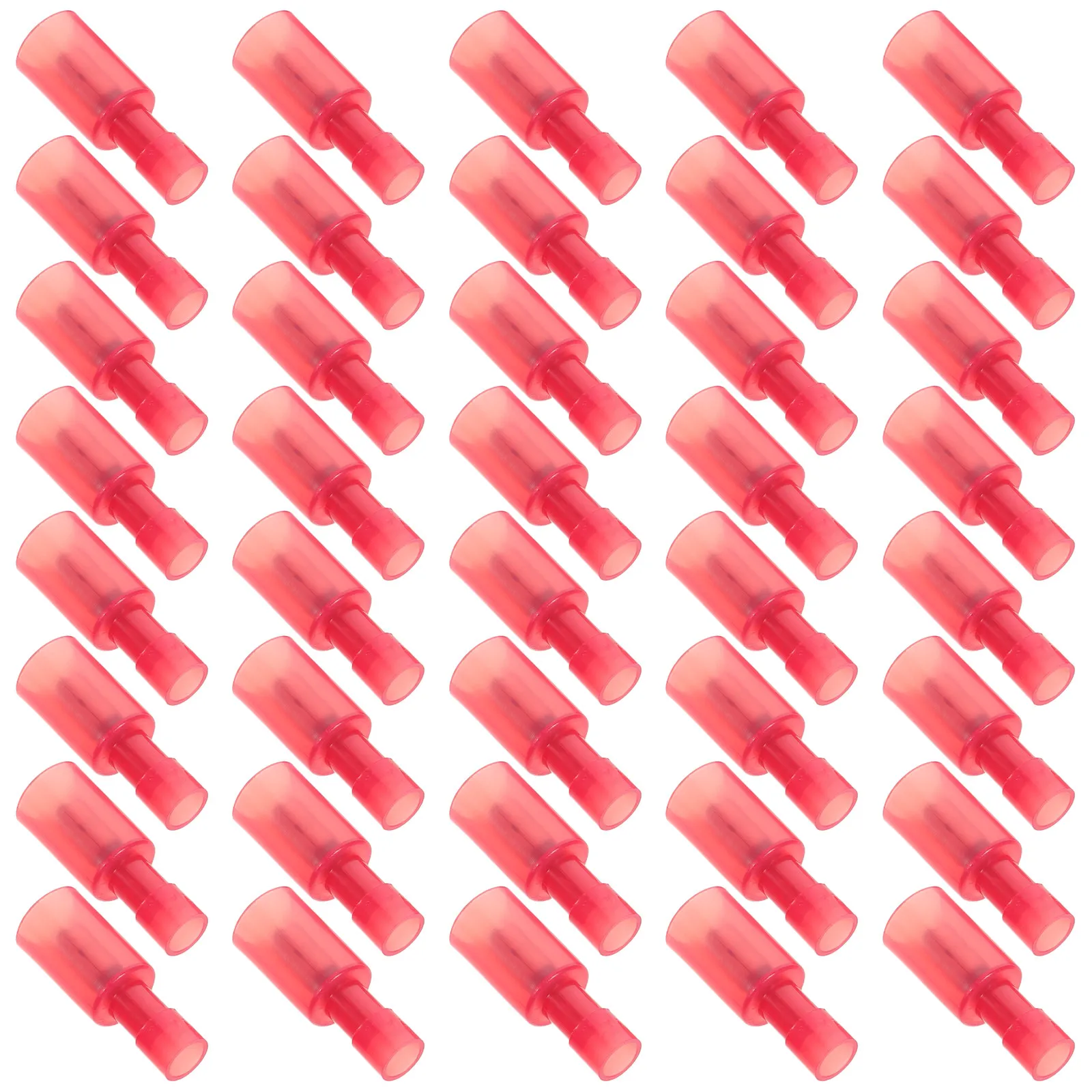 

100Pairs Bullet Connectors Nylon Insulated Electrical Terminals Quick Disconnect Male Female Crimp Splice for Automotive Marine