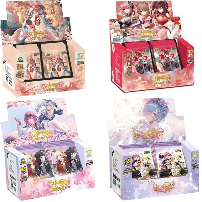 

Goddess Story NS-10M-01 Summer Ran Cherish Series TCG Collection Card Rare Booster Box SP SSR ZR Each Box Contains 1PR