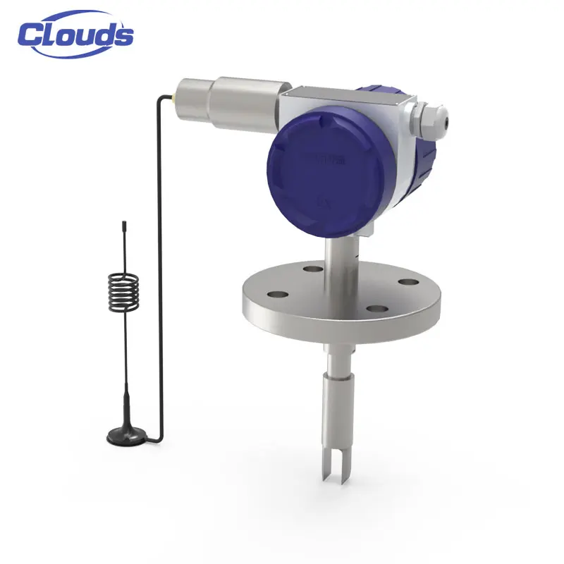 Clouds Industrial IoT Tuning Fork Density Meter Explosion-proof Stainless Steel High Accuracy 4G NB IoT LoRa Real Time Density