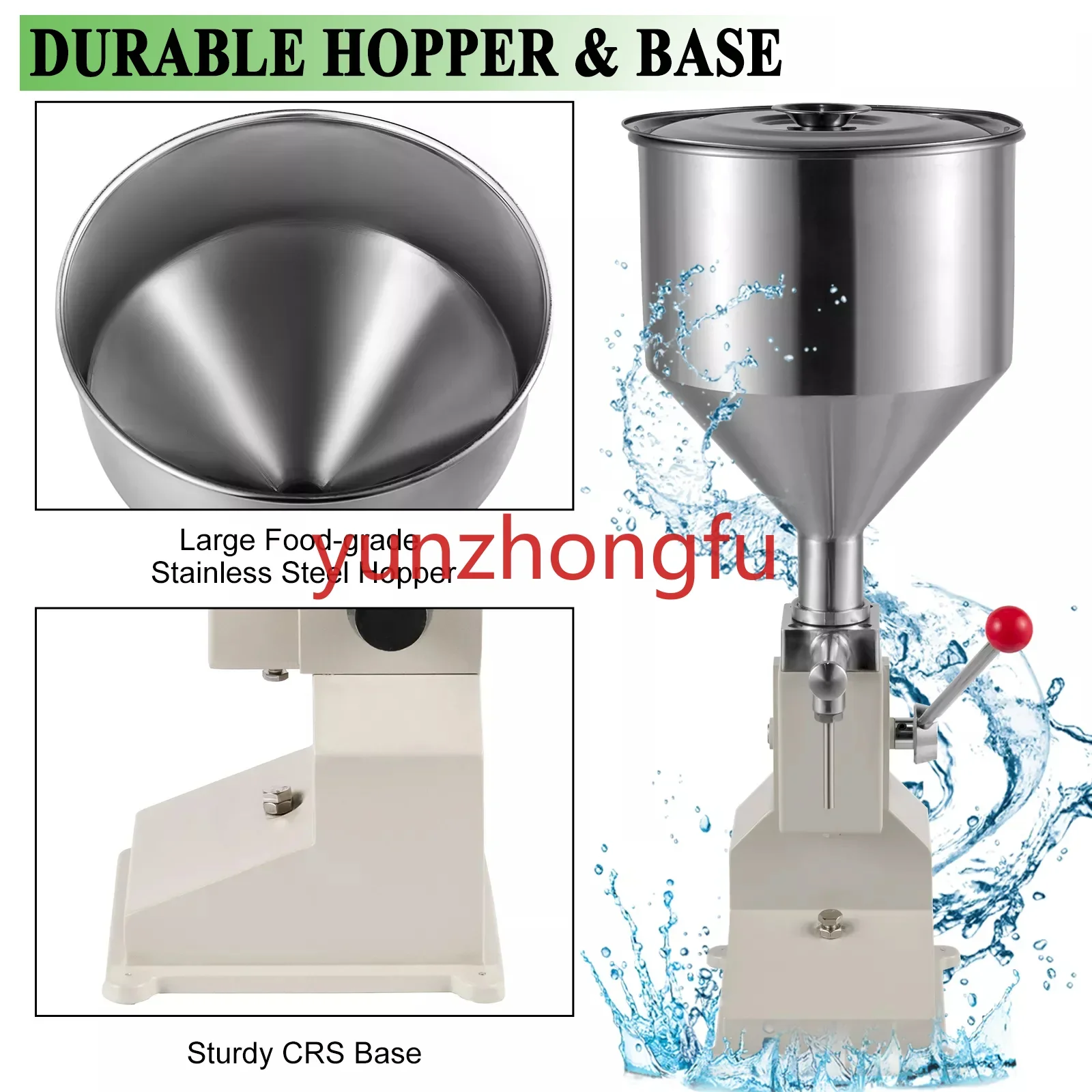 Manual Paste Filling Machine Honey Toothpaste Juice Gel Shampoo Cream Oil Liquid   ry