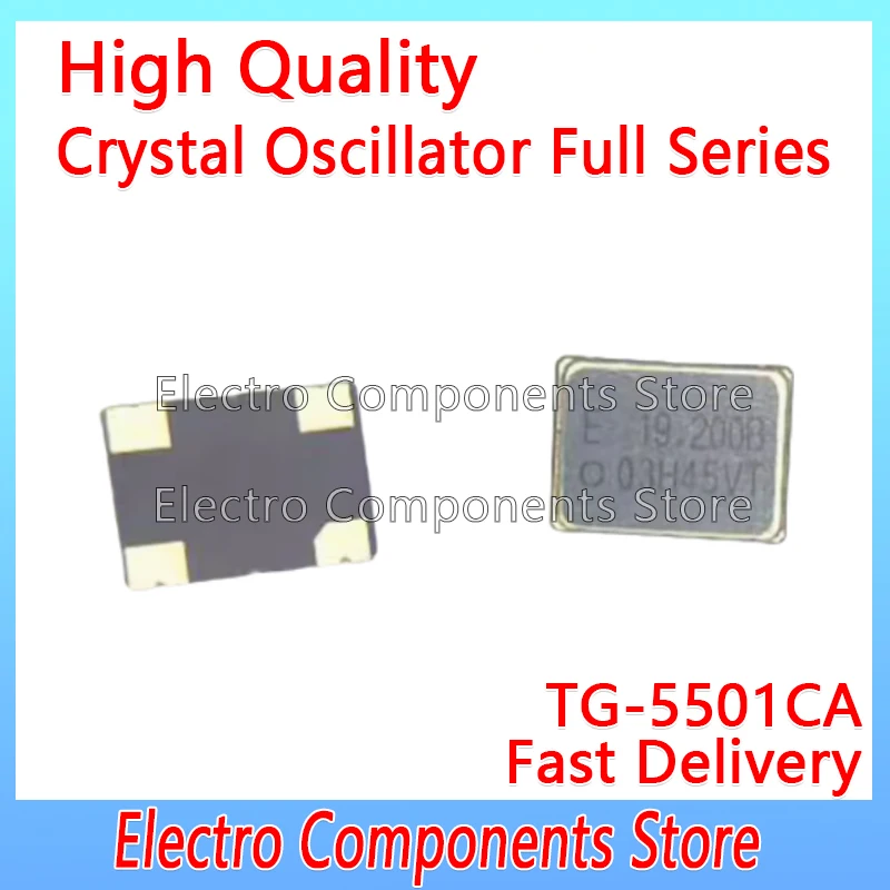 2PCS TG-5501CA 19.2M 19.2MHZ 19.200MHZ VCTCXO 0.28ppm 7050 VC-TCXO 5*7mm SMD-4 Temperature Compensated Crystal Oscillator SMD
