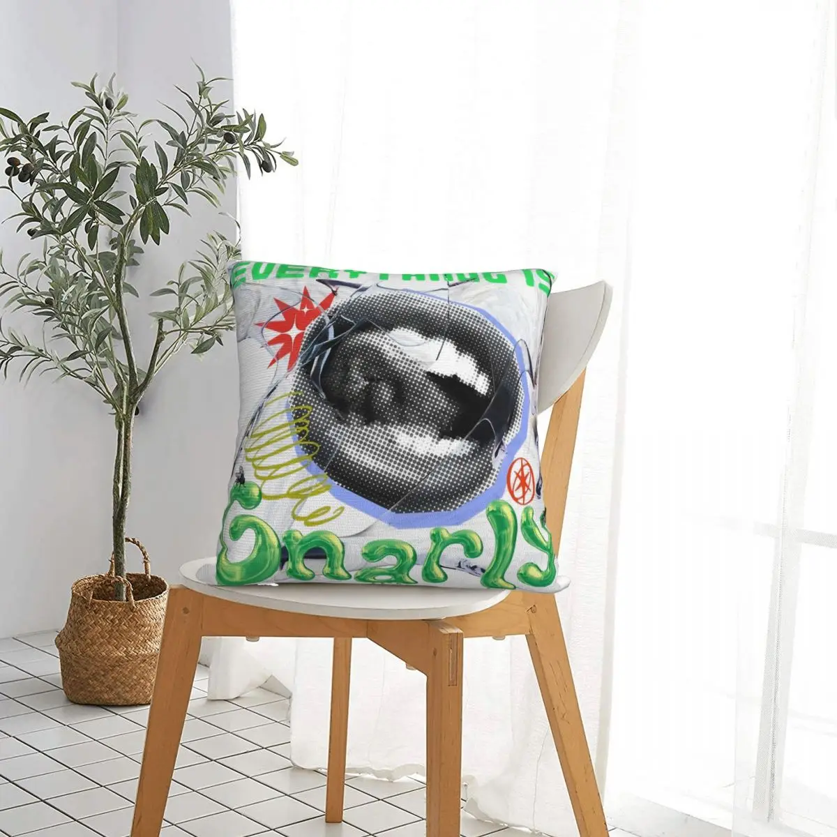 Katseye Everything Is Gnarly Pillowcase Polyester Cushion Cover Decorative Throw Pillow Case Cover Bedroom Dropshipping 40*40cm