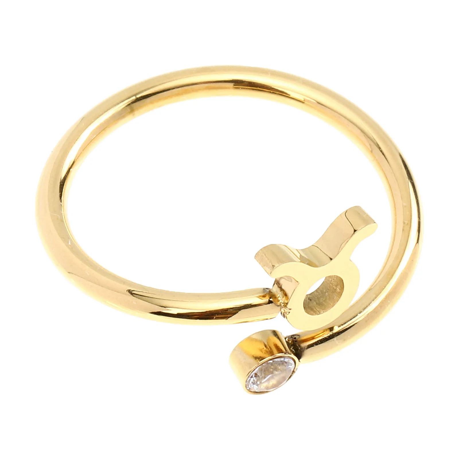 

Birthstone Women Open Zodiac Jewelry Gift Birthday Party Daily Wear Adjustable Zodiac Women