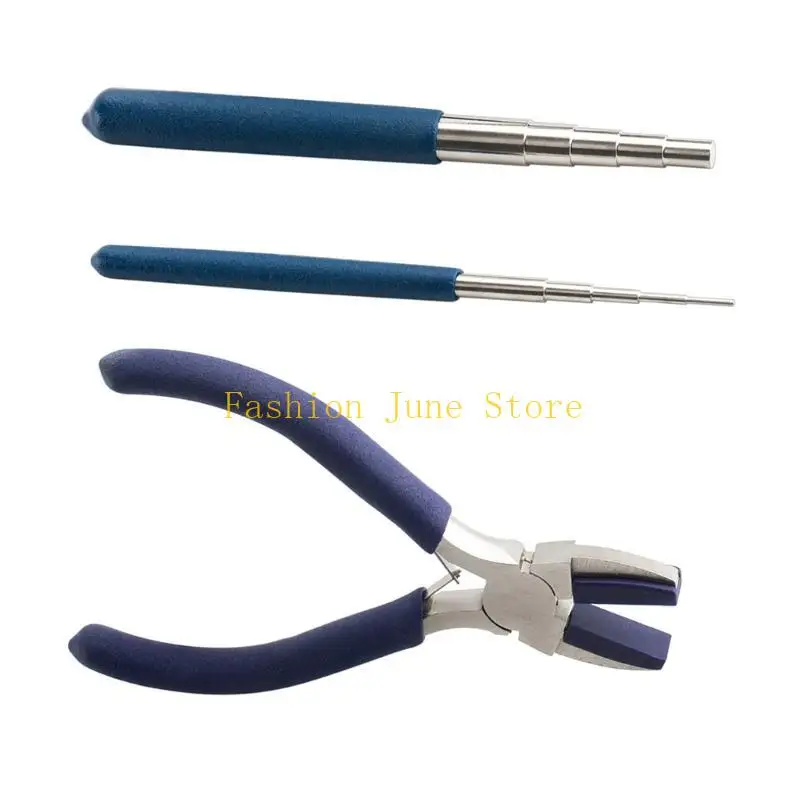 

N5KA Handmade Craft Supplies Jewelry Pieces with This Wire Shaping Jig Set Including Six Patterns and A Blanks Template