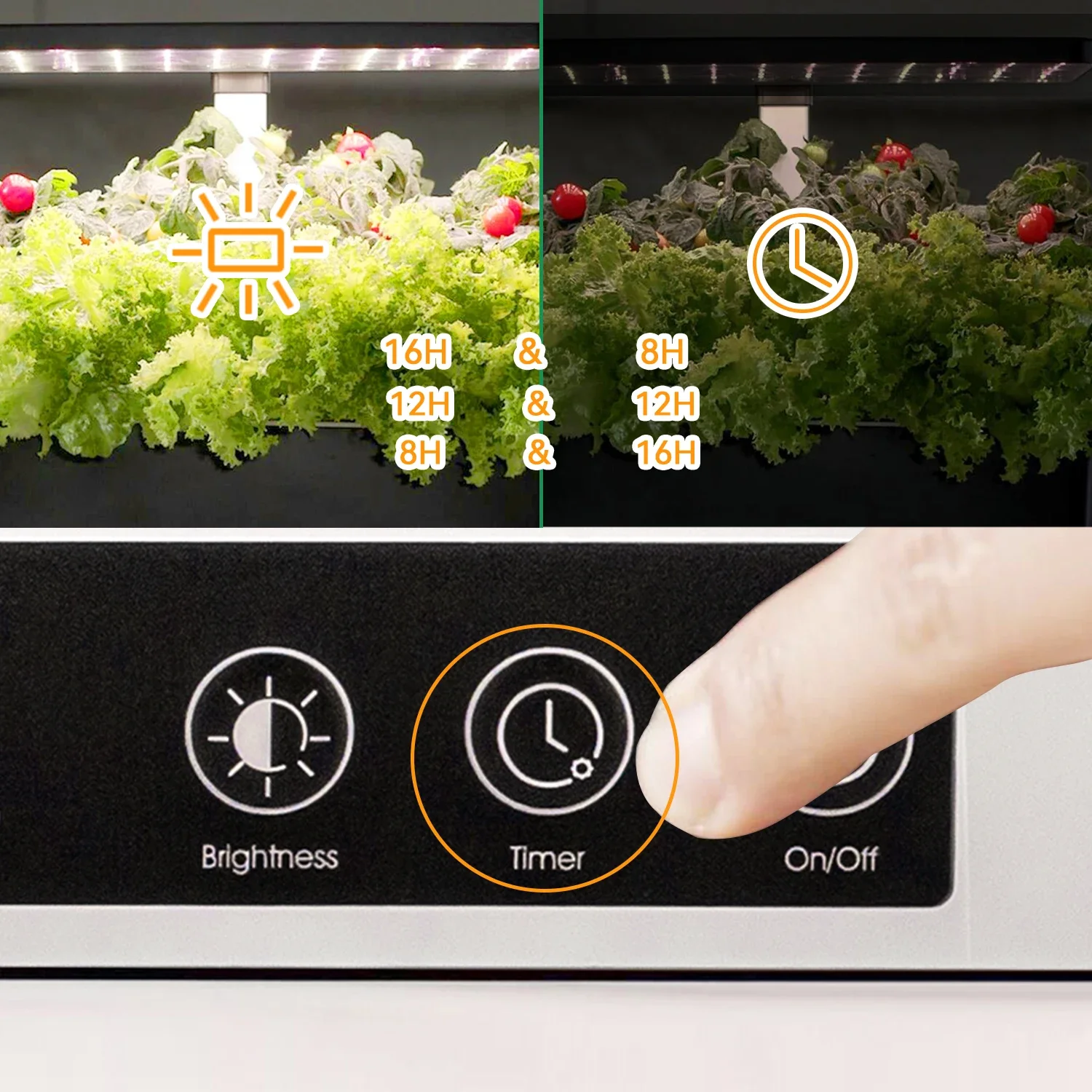 OEM Customized Smart Garden Indoor Herb Garden Planters Hydroponic Growing Systems Kitchen Smart Planter Pot