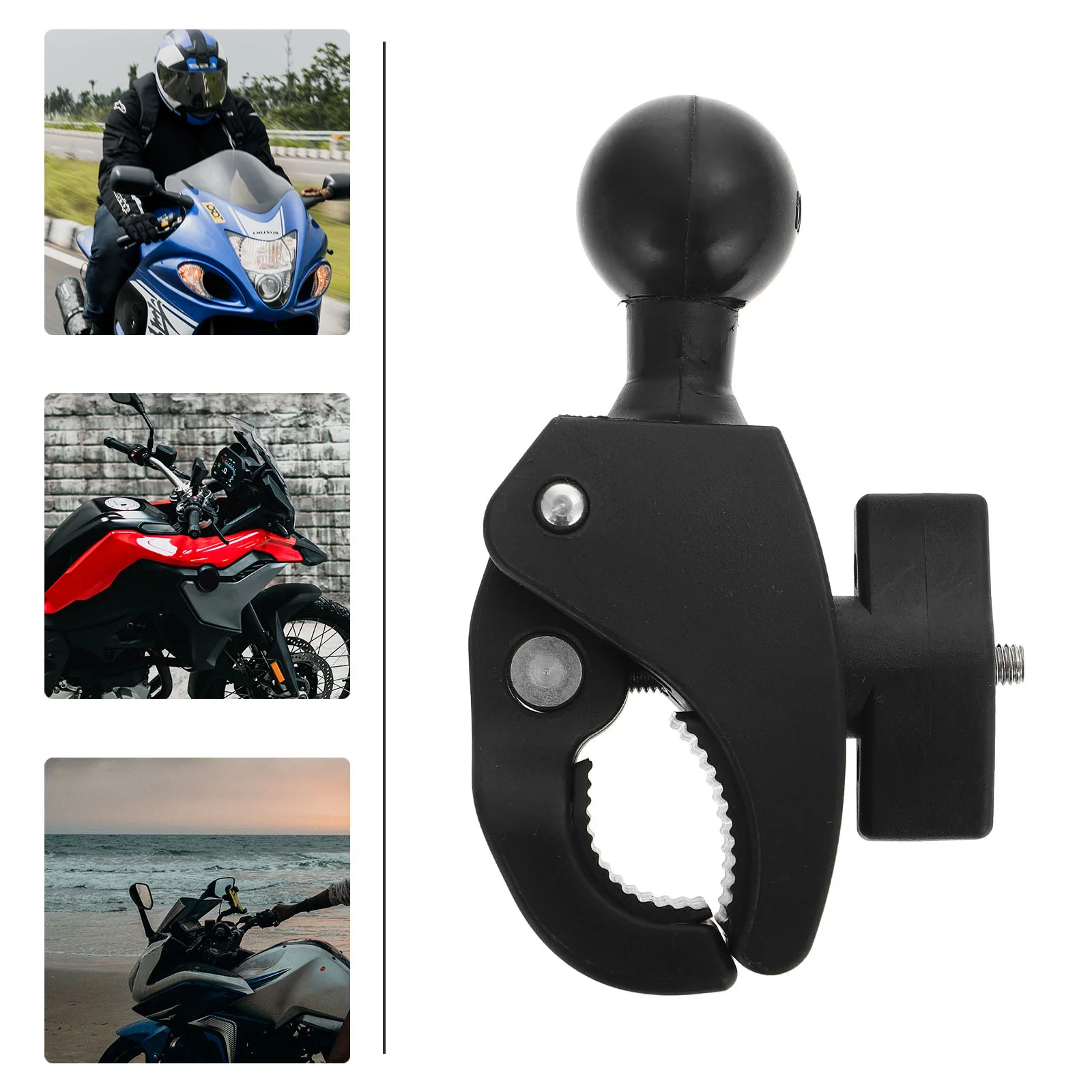 

Plastic Motorcycle Phone Holder Spherical Bicycles Bracket Handlebar Stand Bike Rack Adjustable Base For Bicycles Motorcycles
