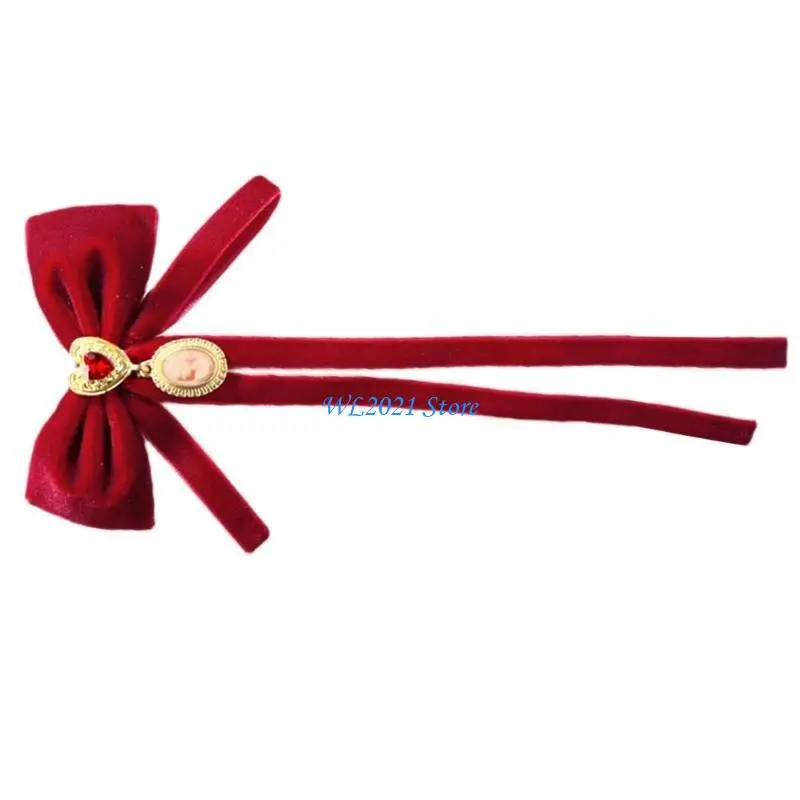 G5GC Artistic Large Bowknot Brooch Wedding Bowknot Decors Fashion Clothing Jewelry Suitable for Creative Craft Enthusiasts