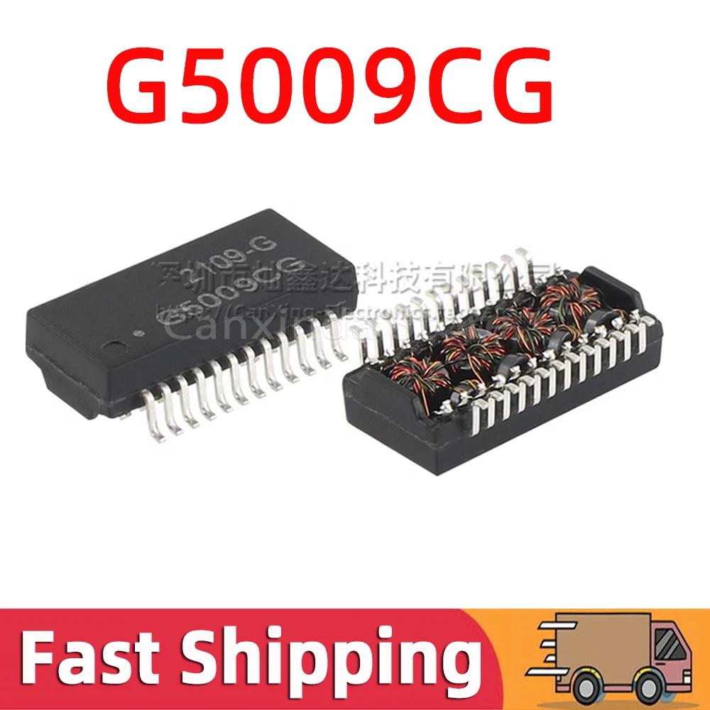 5pcs G5009CG G5009 SOP24 SMD Network Transforme Ethernet Isolation Transformer Isolated Choke