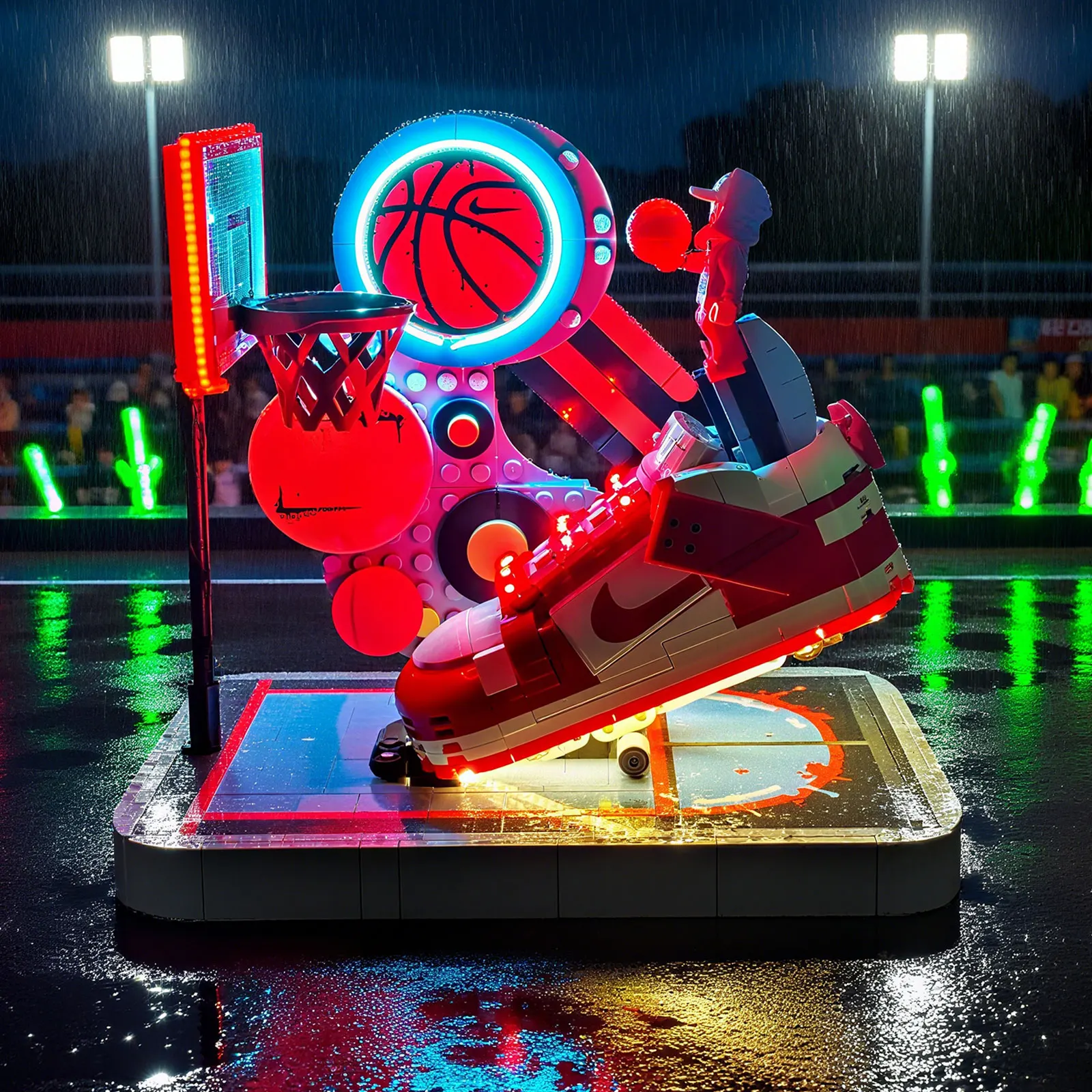 LYBMTWF LED-verlichtingsset Compatibel met Lego 43021 balschoenen Model (exclusief de modelstenen)