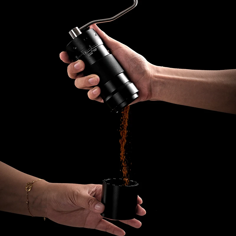 مطحنة الفول اليدوية سبعة نجوم مطحنة القهوة المنزلية 420 الفولاذ المقاوم للصدأ الأساسية اليد مكرنك مطحنة القهوة اليد مكرنك #4