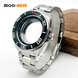 Mod-Hese Samurai SRPE Watch Case and Band Fit for NH35 NH36 4R Automatic Movement Sapphire Glass Watch Case and Strap Kits