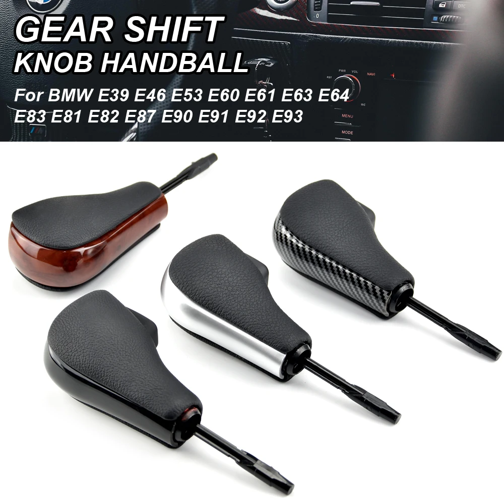 

Fit For BMW 05-13 Year Automatic Vehicle Gear Knob For BMW E46 E60 E39 Automatic AT Short Long Gear Stick Car Shift Gear Knob