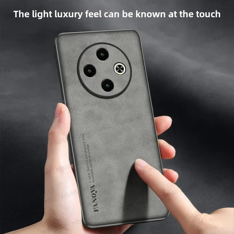 Case for Tecno Spark 30 Luxury Leather Silicone Protection Frosted Phone Cover TecnoSpark30 Coque