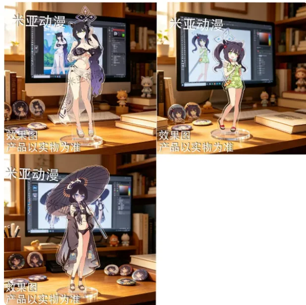Anime Blue Archive Sunohara Shun Acrylic Double-Sided Stand Figure Model Plate Cosplay Collection Desktop Decor Gifts XH
