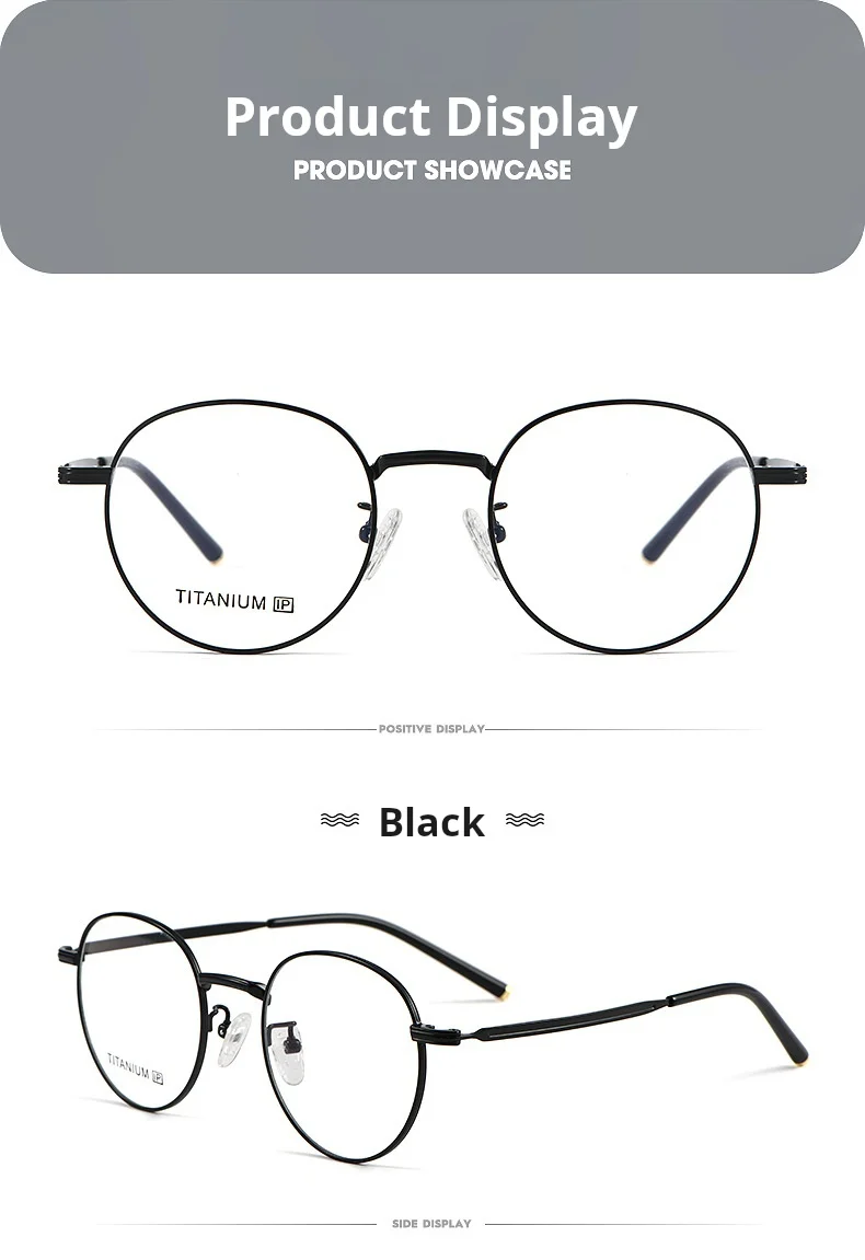 YIMARUILI Retro Runde optische Brillen für Herren und Damen, blaues Licht blockierend, UV400, entspiegelt, Rezeptbrille – Detail 10