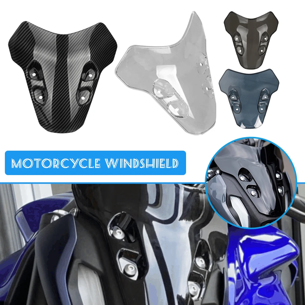 

2023 2024 MT07 Motorcycle Accessories FOR YAMAHA MT-07 MT07 2021 2022 Windshield Spoiler Winds Deflector Windscreen Extension