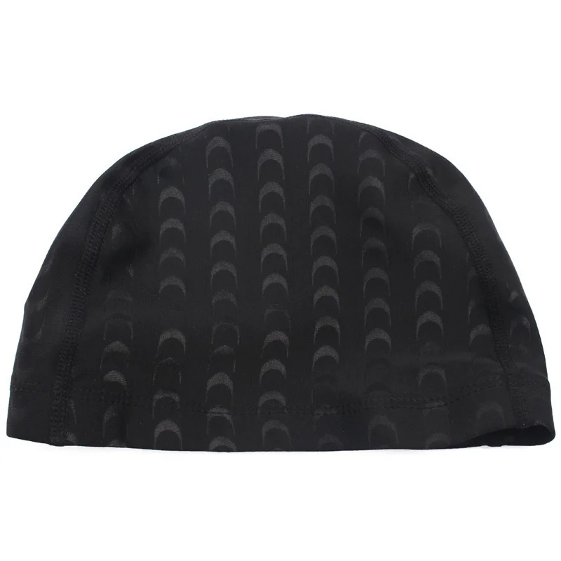 Bonnet de bain en spandex pour hommes et femmes, bonnet d\'eau, noir, pluie, peau de requin, lettres imprimées, accessoires de piscine, adultes