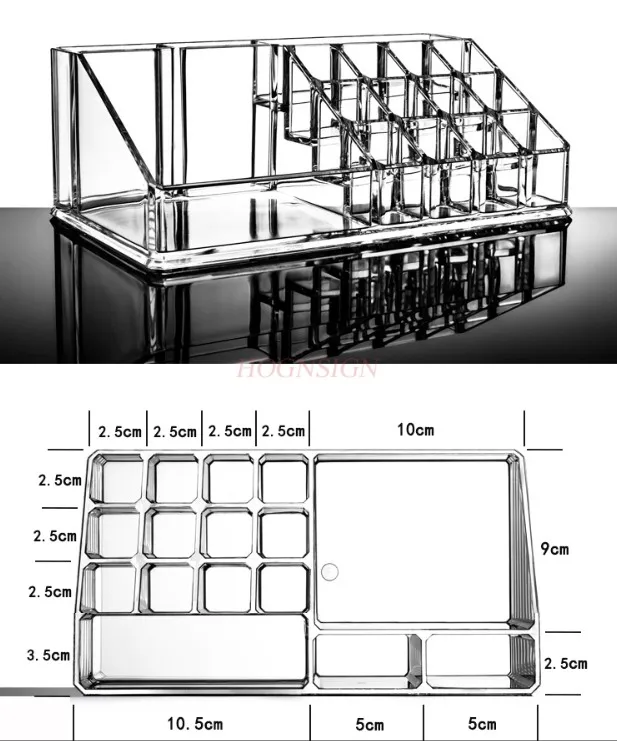 Embroidery storage box Embroidery material color rack Cup tool storage rack Cosmetics box rack