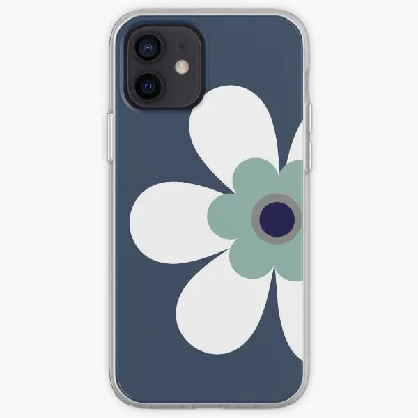 Calling All Blue Lovers This Retro 70S  Phone Case Customizable for iPhone X XS XR Max 6 6S 7 8 Plus 11 12 13 14 Pro Max Mini